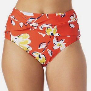 Catalina Orange Multicolor Wildflower Swimsuit Bottom